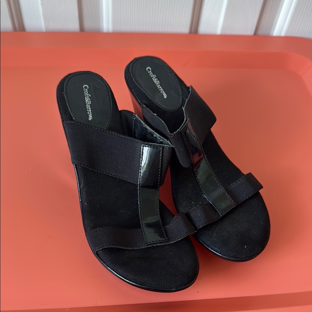 Croft & Barrow Black Mules Versatile Slip-On Shoes
